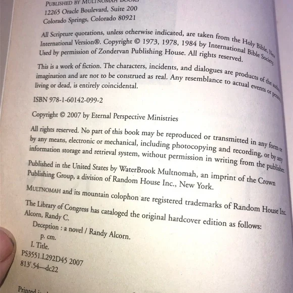 Deception by Randy Alcorn - Picture 4 of 7